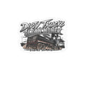 Kiss-Cut Vinyl Decal — "Dirty Trucks, Clean Money" Dump Truck Sticker (Rugged Trucker Graphic)